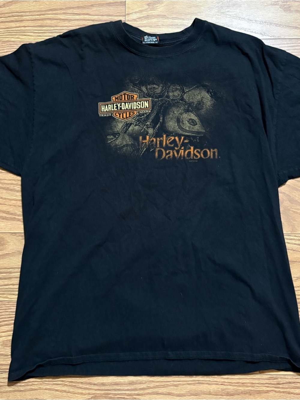 Vintage Harley Davidson Motorcycles Double Sided Shirt Large Biker